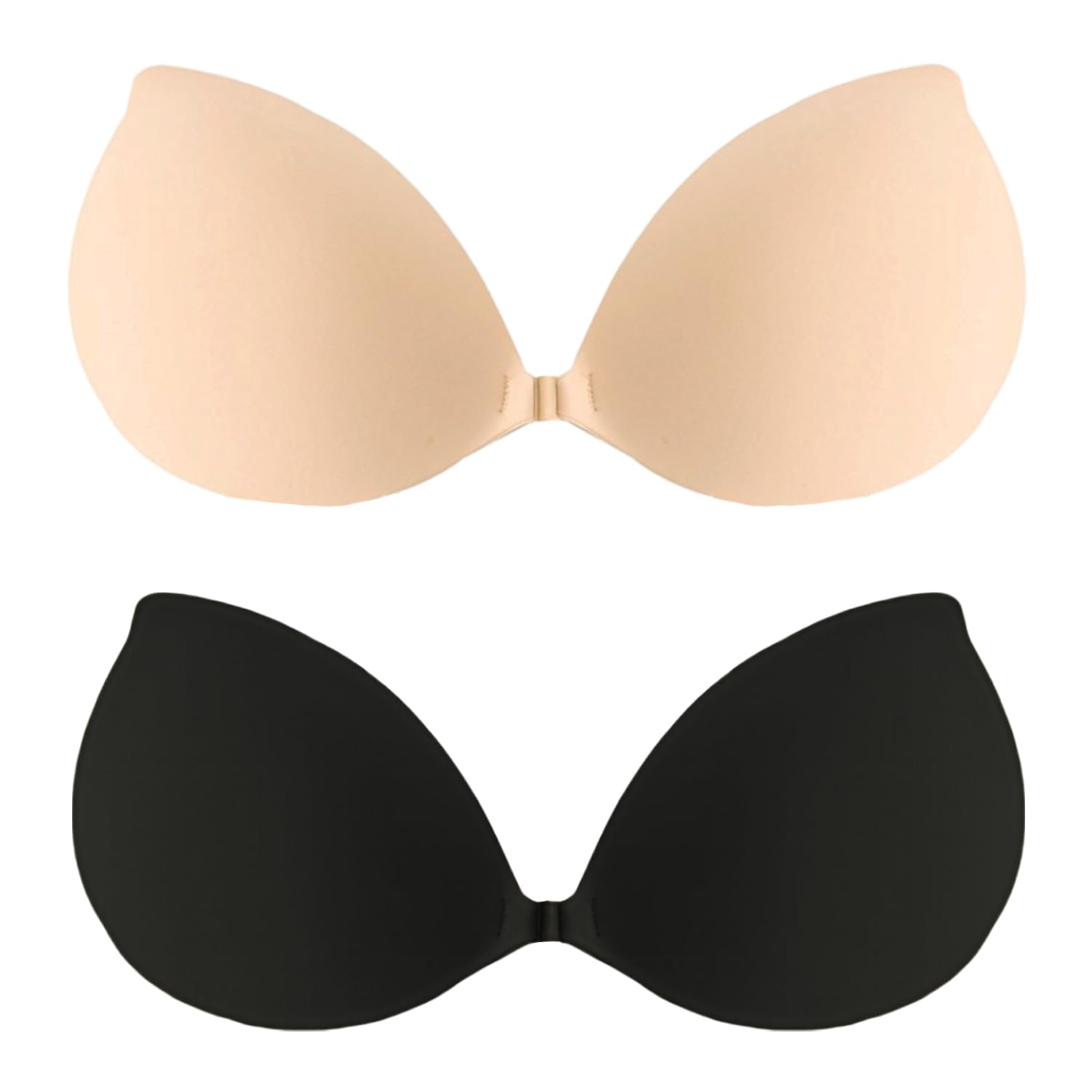 Stick on Bra Backless Invisible Sticky Bra Push up Strapless Women's Adhesive Bras Ladies Backless Strapless Bras Large Breasts Push up Sticky for Backless Dresses, Wedding, Party — view 7