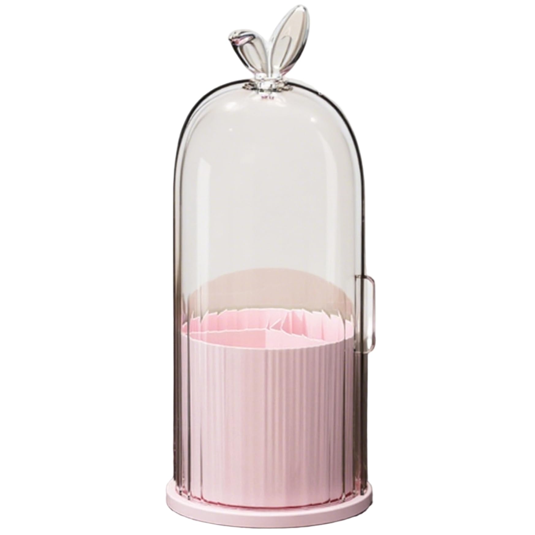 CAKEEYUM Rotating Toothbrush Holder 3 Slots, Dustproof Toothbrush Holder with Cover Makeup Brush Organizer for Bathroom Countertop Style 1