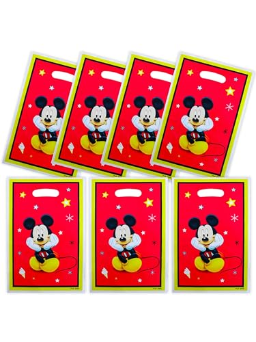 DXRZYS 30Pcs Birthday Party Favors Bags Goodie Candy Goodie Loot Bags for Kids Birthday Party (red)