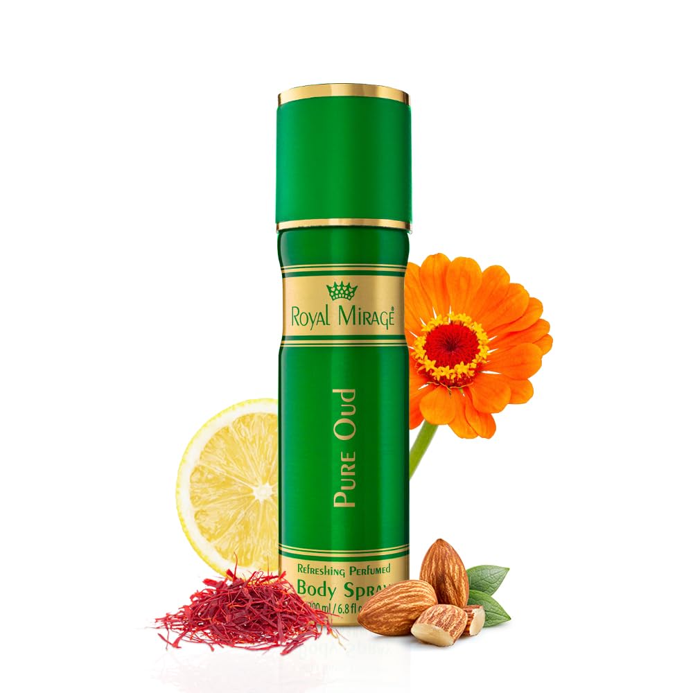 Royal Mirage Pure Oud 200ml Body Spray-image-48