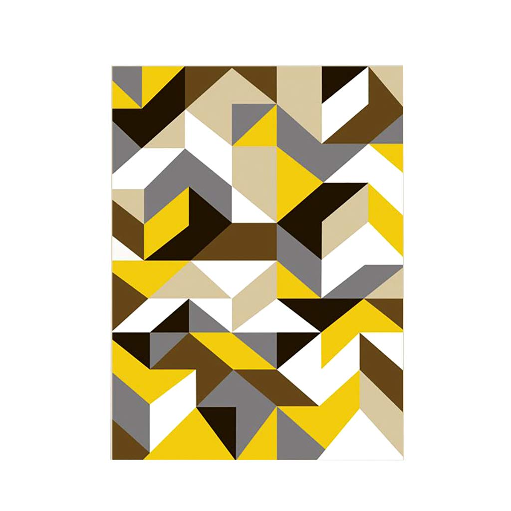 Tapis salon haute densité motif géométrique pour déco raffinée