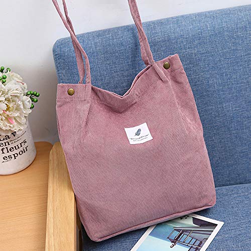 Funtlend-Large-Cord-Bag-for-Women-Corduroy-Tote-Bag-Women-Shoulder-Handbags-Totebag-for-School-Shopping-Work-College-Casual