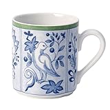 Lieferumfang: 1x Villeroy & Boch Switch 3 Cordoba Kaffeebecher (300 ml), Material: Porzellan, Farbe: Weiß/Blau/Grün