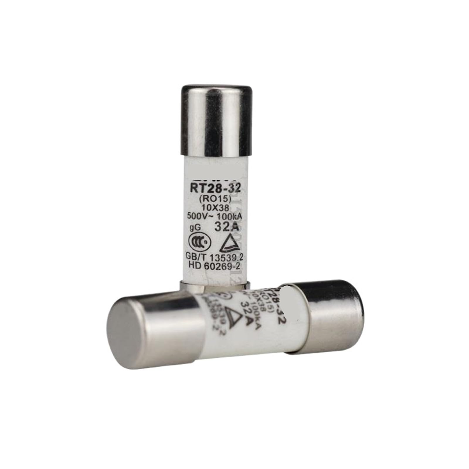 Fusible cerámico de acción rápida, 10 uds/lote x 38 mm RT28-32 (RO15) Fusibles cerámicos Kit surtido 2A/4A/6A/10A/16A/20A/25A/32A (4A)(10A)