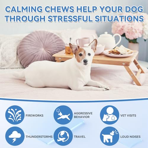 200 PCS Hemp Calming Chews for Dogs 200, Advanced Calming Treats for Dogs with Hemp Oil Melatonin Chamomile for Anxiety Relief, Separation, Stress Relief - Chicken Flavor - Image 5