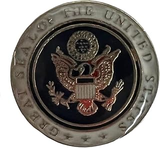 Wholesale Pack of 3 Great Seal Of The United States Motorcycle Hat Cap Lapel Pin