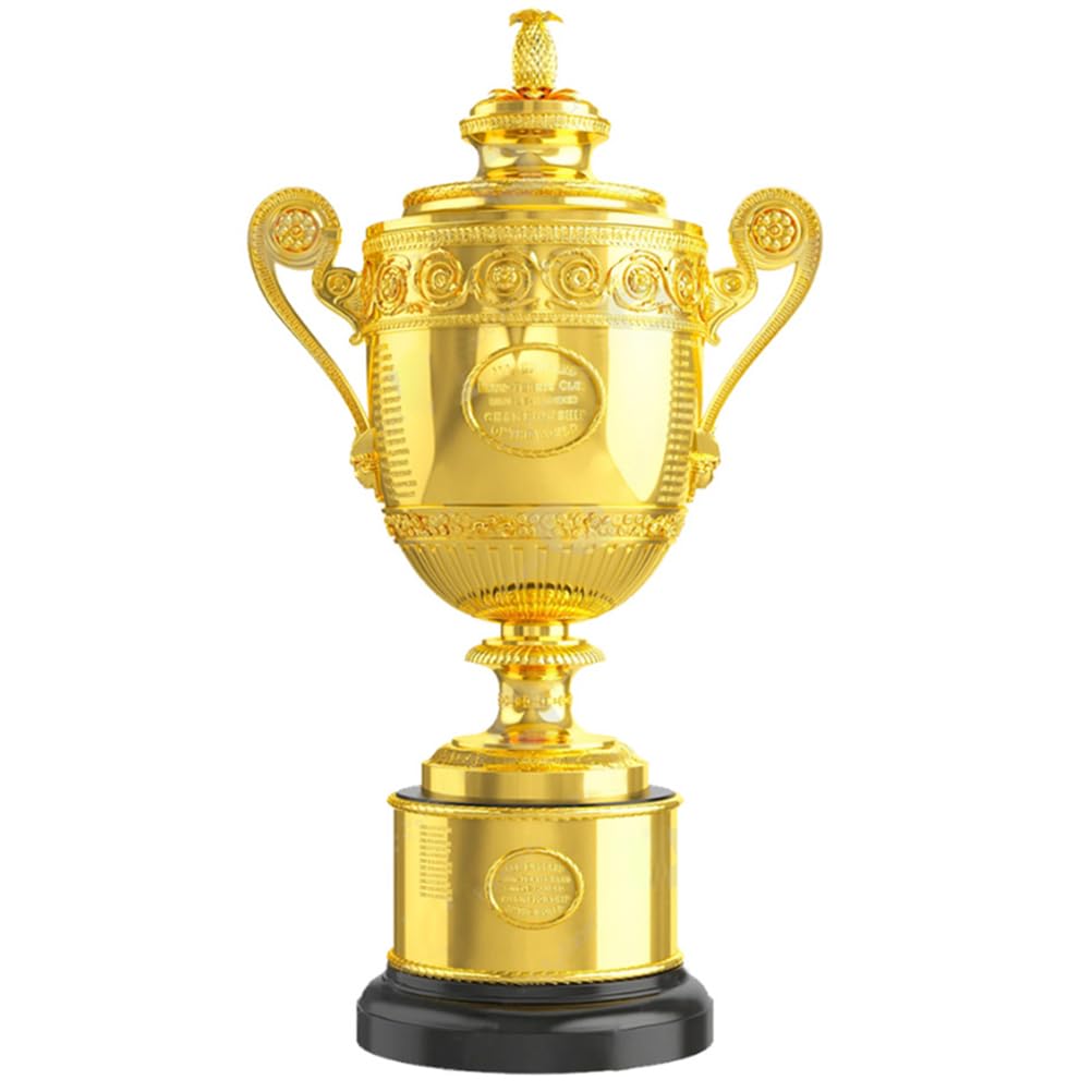Mini Trofeo di Tennis del British Open Replica della Coppa del Campione del Grande Slam Oggetti da Collezione e Souvenir per Tifosi Decorazioni per Ufficio e casa Regali per Uomo