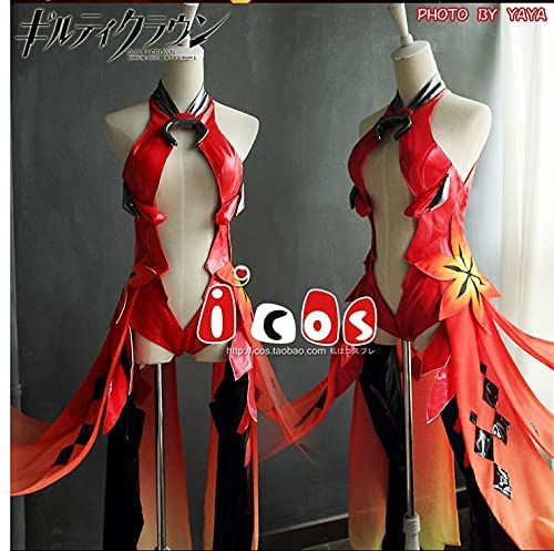 Amazon.co.jp: ギルティクラウン 楪いのり 戦闘服 コスプレ衣装女S M L