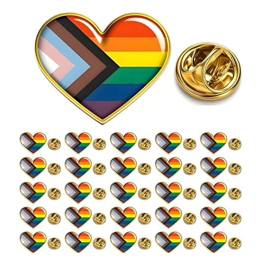Rainbow Pride Metal Lapel Pins