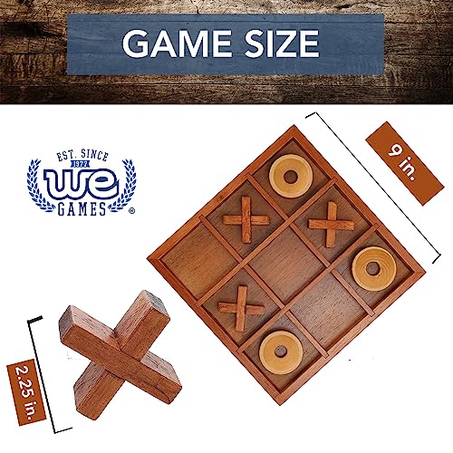 Juego de Mesa Tic Tac Toe de Madera 9 Pulgadas miniatura 3