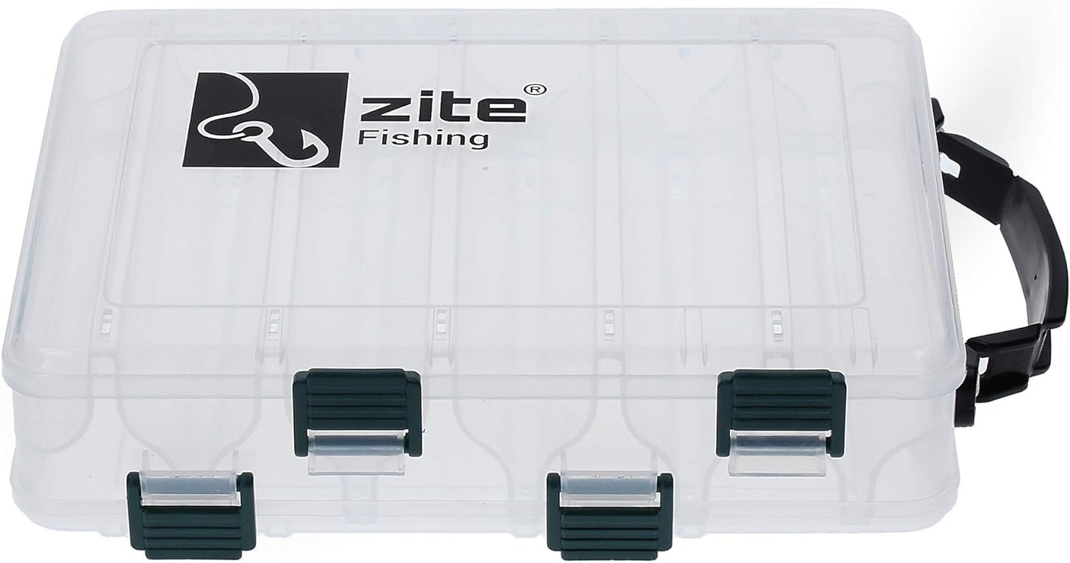 Boîte à 10 Compartiments Pour Matériel De Pêche, Mallette De Rangement