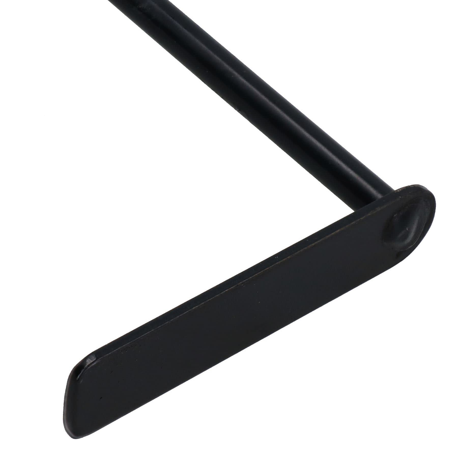 AB Tools Grattoir à cendres en L - Acier - Noir