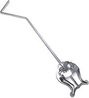 Vista 5 de Marching Lira Llave plana Euphonium Lyre Square Socket Music Sheet Clip Holder niquelado