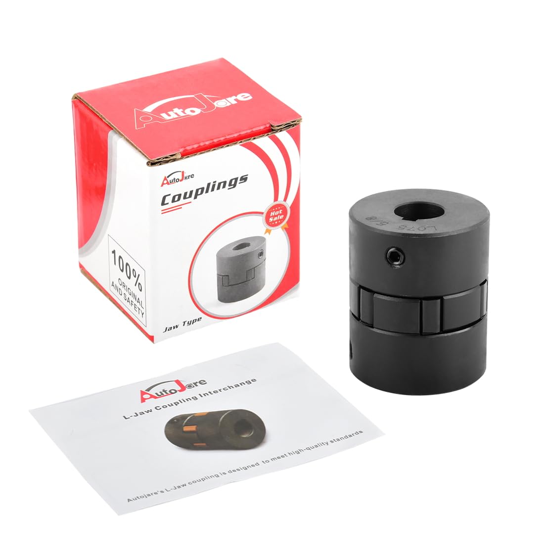 L075 Lot De 3 Coupleurs Flexibles à Mâchoires En L De 5/8" à 1,5 Cm Et Araignée En Caoutchouc Pour Fendeuse De Bois De Bûche équipement Hybride