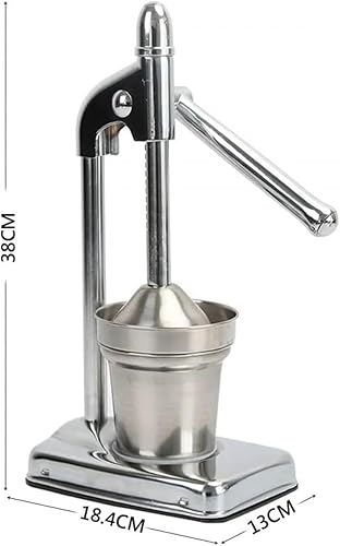 Miniatura 6 de Exprimidor manual de hierro fundido, exprimidor manual de acero inoxidable eficaz, exprimidor de frutas, extractor de jugo de prensa manual