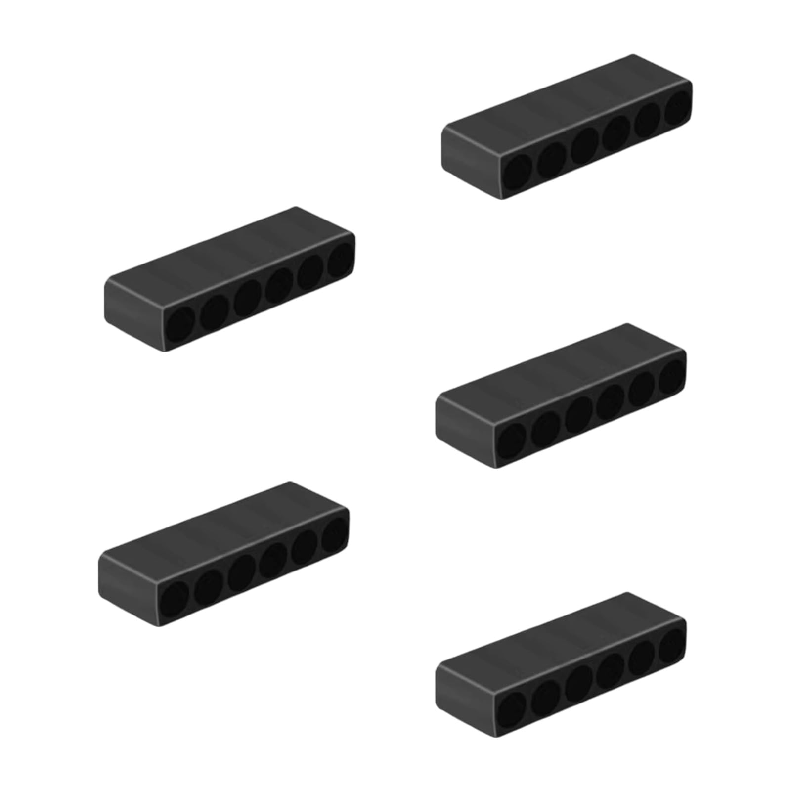 Lemeiguo 6 Holes Strong Driver Enclosure Container 6.35Mm Fits Driver Accessories Workshop Tool Management Portable Driver Bit Holder For Easy Identification