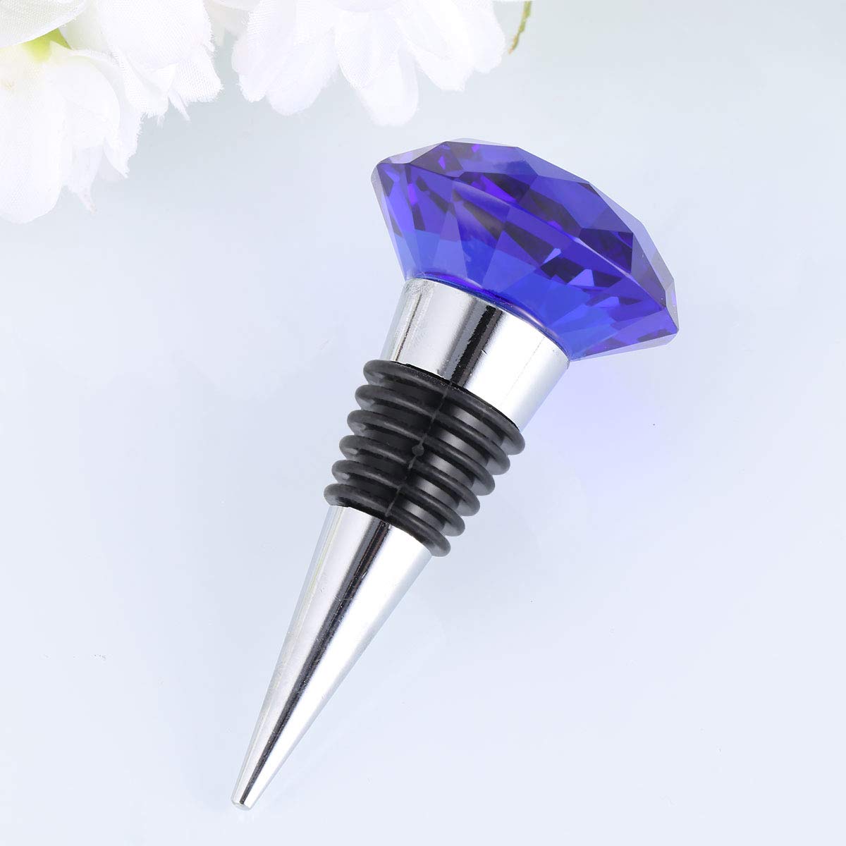 DOITOOL Wine Stopper Sealer Party Wine Cork Red Wine Plug Stopper Crystal Wine Stopper