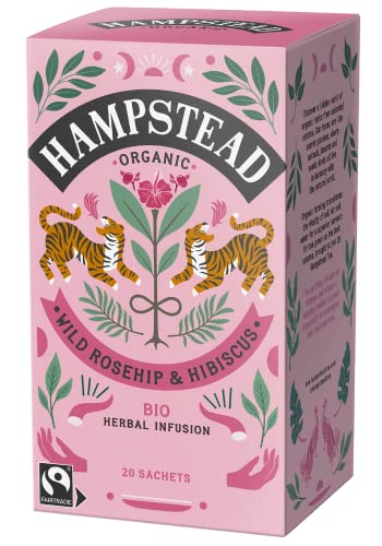 Hampstead Organic Rosehip Hibiscus Teabags