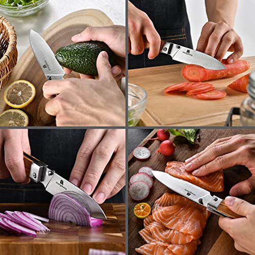 ZhengSheng-45-Folding-Utility-Knife-440A-Stainless-Steel-Blade-Natural-Olive-Handle-Pocket-Foldable-Fruit-knife-peeling-knife-for-Outdoor-Camping-Activities