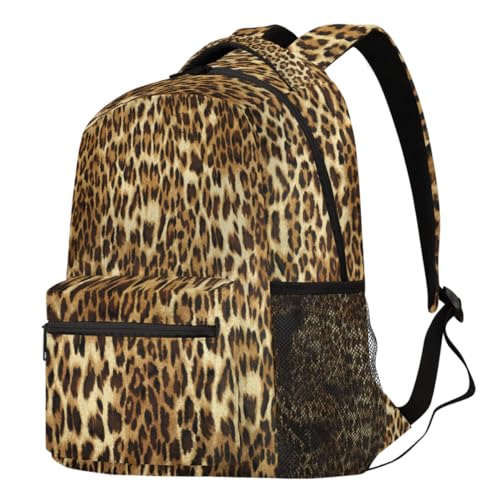 Sac à dos imprimé léopard pour voyage, randonnée et loisirs