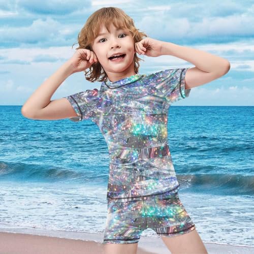 Glitter SparklesChildren's Swimsuits Boys Two Piece Suit10-12Y（150cm）3