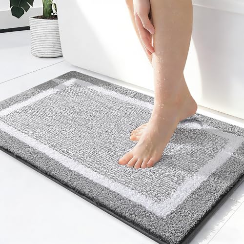 Save 40% on OLANLY Soft Absorbent Bathroom Rug - Non-Slip & Quick Dry