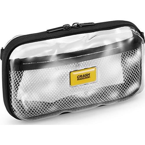 CRASH BAGGAGE Hard Share Mini Travel Case | Transparent