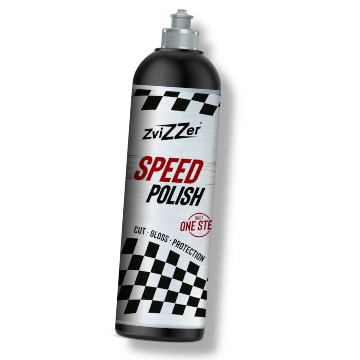 ZviZZer Speed Polish One-Step Politur & Versiegelung Feinschleifpolitur - Beseitigt mittelstarke Kratzer - Für alle Lacke - Rotation oder Exzenter - Feinschleifpaste, Auto polieren, Lackpolitur 750ml