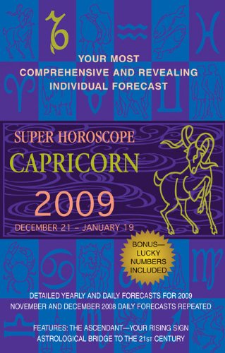 Buy Capricorn (Super Horoscopes 2009) — BookShops.in