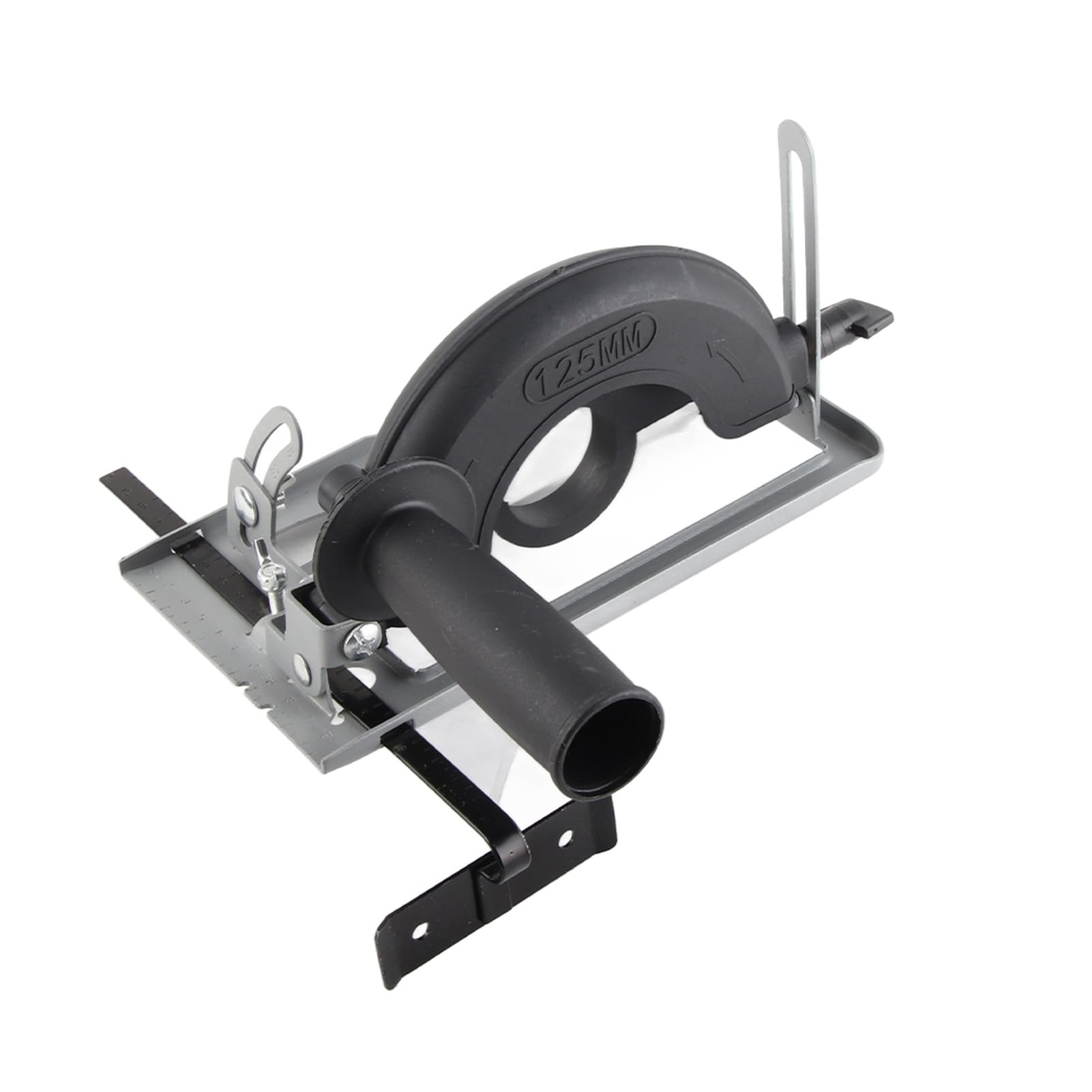 Soporte para amoladora angular SustVita con profundidad de corte de 0-40 mm y ángulo ajustable de 0-45°, se adapta a amoladoras angulares de 100 mm/125 mm, base para amoladora