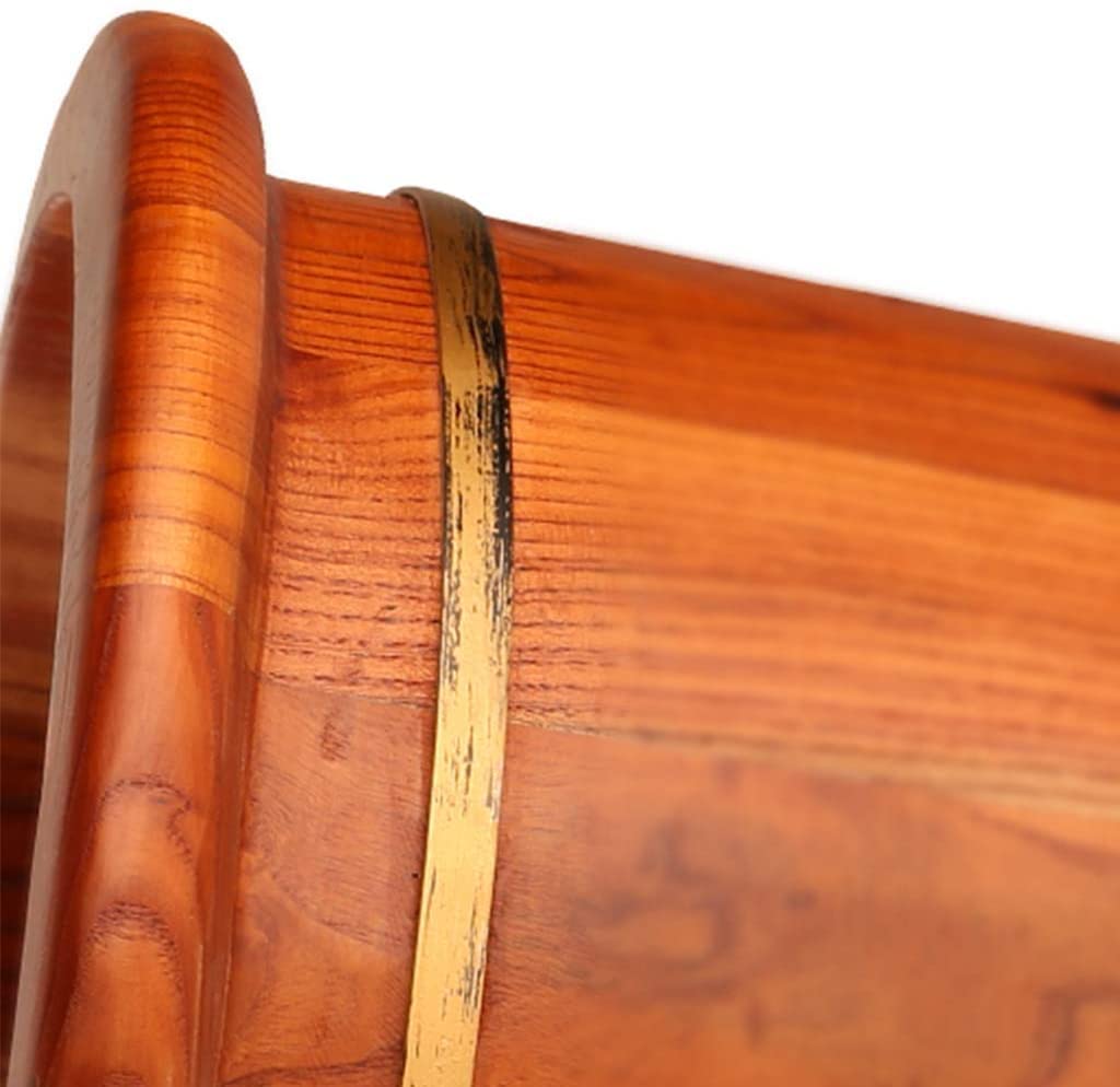 Vaschetta per i Piedi Bacino per i Piedi in Legno Vaschetta per i Piedi/Innalzamento del pediluvio, ammollo, Massaggio, Spa, Sauna Bacinella per i Piedi Bacino per Pedicure Regalo dei Genitori Secchi