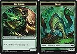Magic: the Gathering - Elf Druid Token // Beast (4/4) Token - Commander 2014