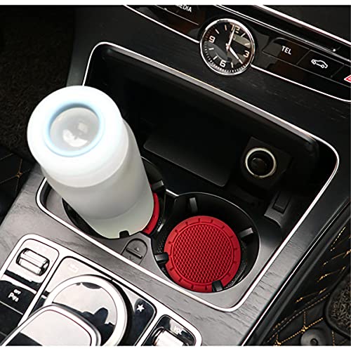 4-Pack-Car-Cup-Holder-Coaster-275-Inch-Diameter-Non-Slip-Universal-Insert-Coaster-Durable-Suitable-for-Most-Car-Interior-Car-Accessory-for-Women-and-Men-Red