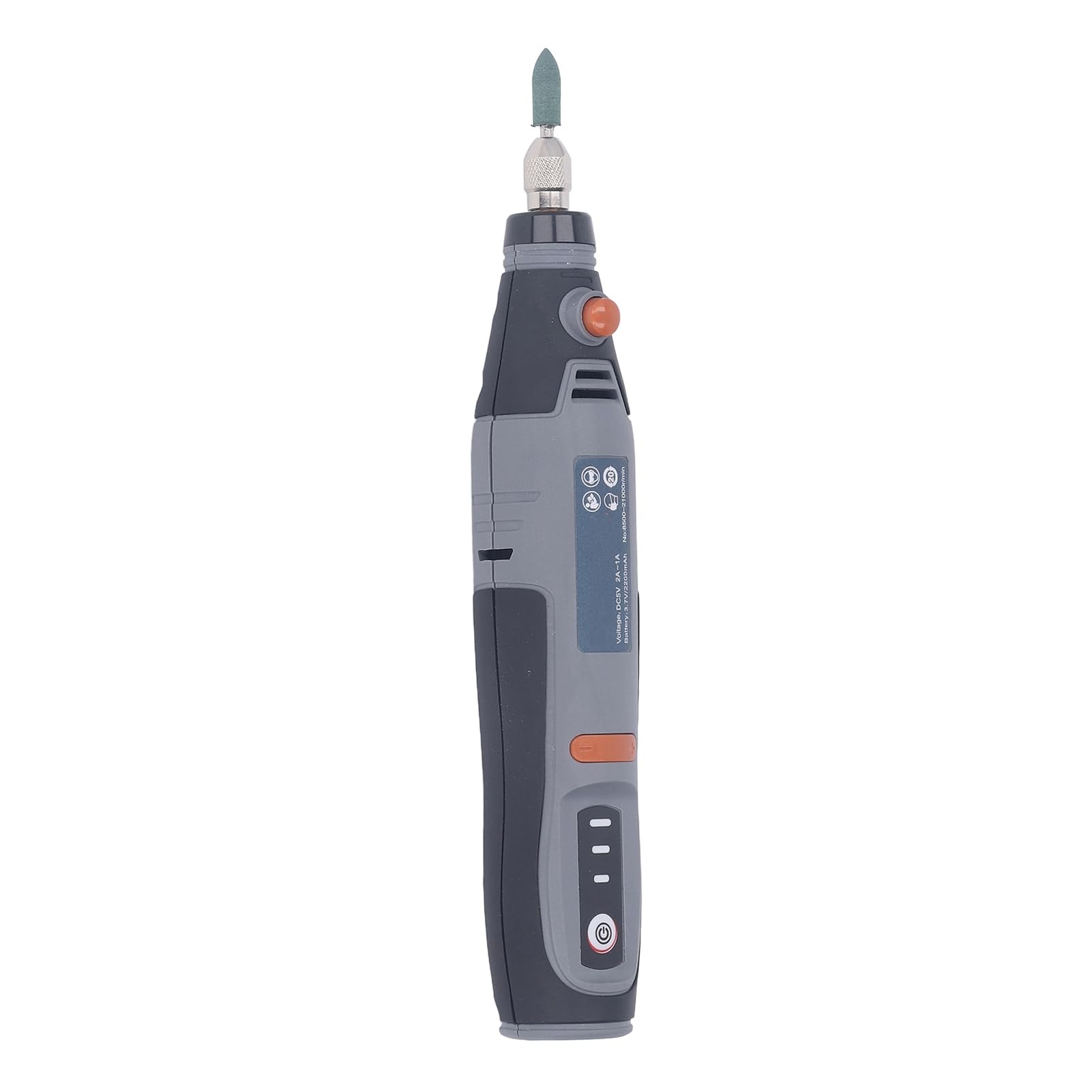 Herramienta amoladora inalámbrica, pluma de pulido eléctrica de 2200 mAh, batería de 3 engranajes, recargable, ligera para cortar y pulir y perforar