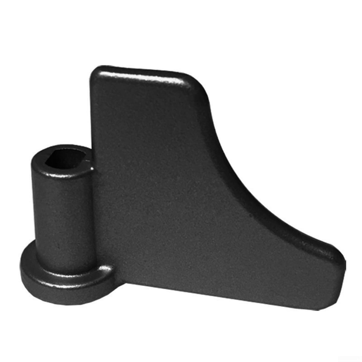 Máquina de pan, cuchilla de amasado, pieza de repuesto de paleta de mezcla, gancho de masa de aleación de aluminio para hornear en casa, accesorio de electrodomésticos de cocina (negro)