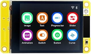 lanema Tela ESP32 de 2,4 polegadas para placa de desenvolvimento WiFi LVGL 240x320 Smart Display LCD Módulo TFT com tela sensível ao toque de resolução 240x320
