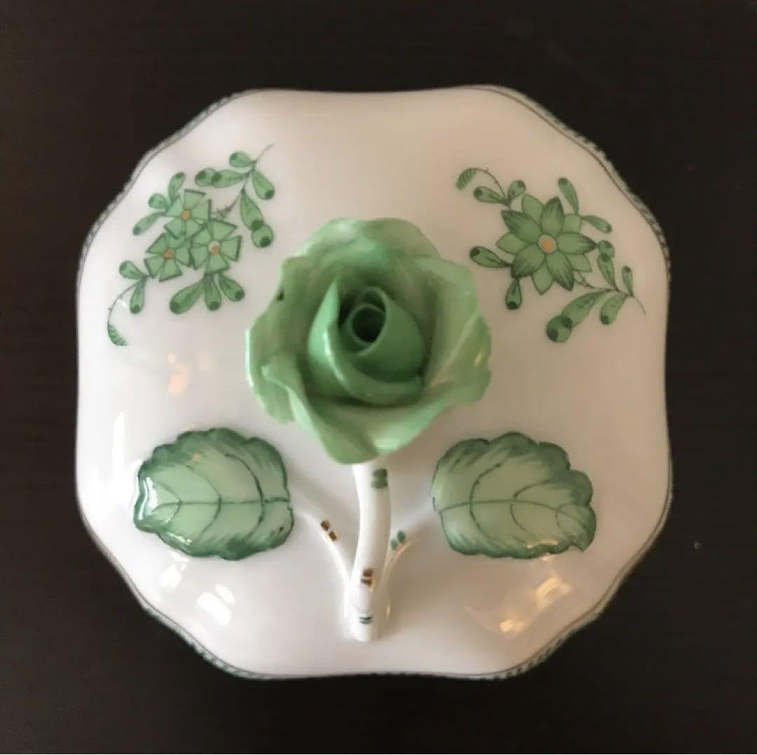 Amazon.co.jp: ヘレンド アポニーグリーン 小物入れ キャンディー