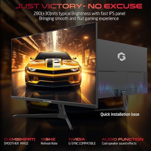 GAMEON GOAE27QHD165IPS Pro 27" QHD, 165Hz, MPRT 0.5ms, PS5 Destekli, Hızlı IPS Siyah Oyuncu Monitörü - Görsel 3