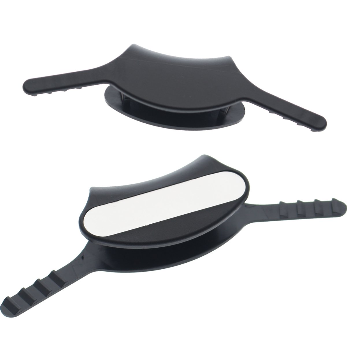 10 Pack - Universal Stethoscope Yoke ID Tag for Cardio Steth Sizes - Blank with Write on Surface for Customizing and Personalizing (Compatible with Cardio/Cardiology) by Specialist ID (Black)