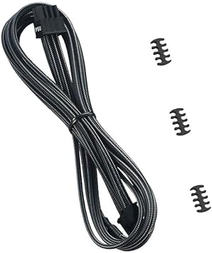 CableMod RT-Series Classic ModMesh Sleeved 8-pin PCI-e Cable for ASUS/Seasonic/Phanteks Revolt Carbon, 60cm