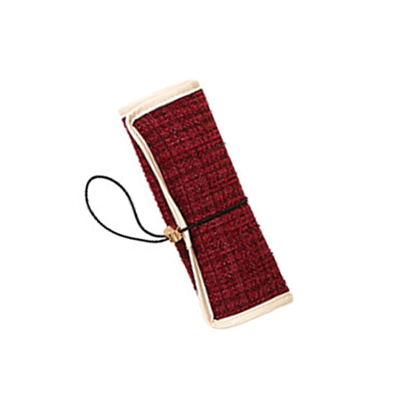 Compartimentos transparentes para aretes y anillos en una bolsa organizadora de joyas portátil