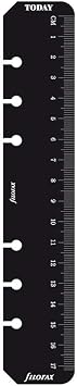 Filofax Personal Black Ruler B133609