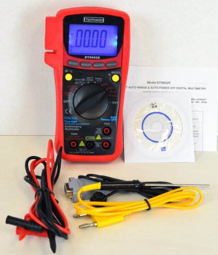 Tekpower Dt9602R True Rms Auto/Manual Digital Multimeter With Rs232 Optical Interface, Computer Connected #TOP3