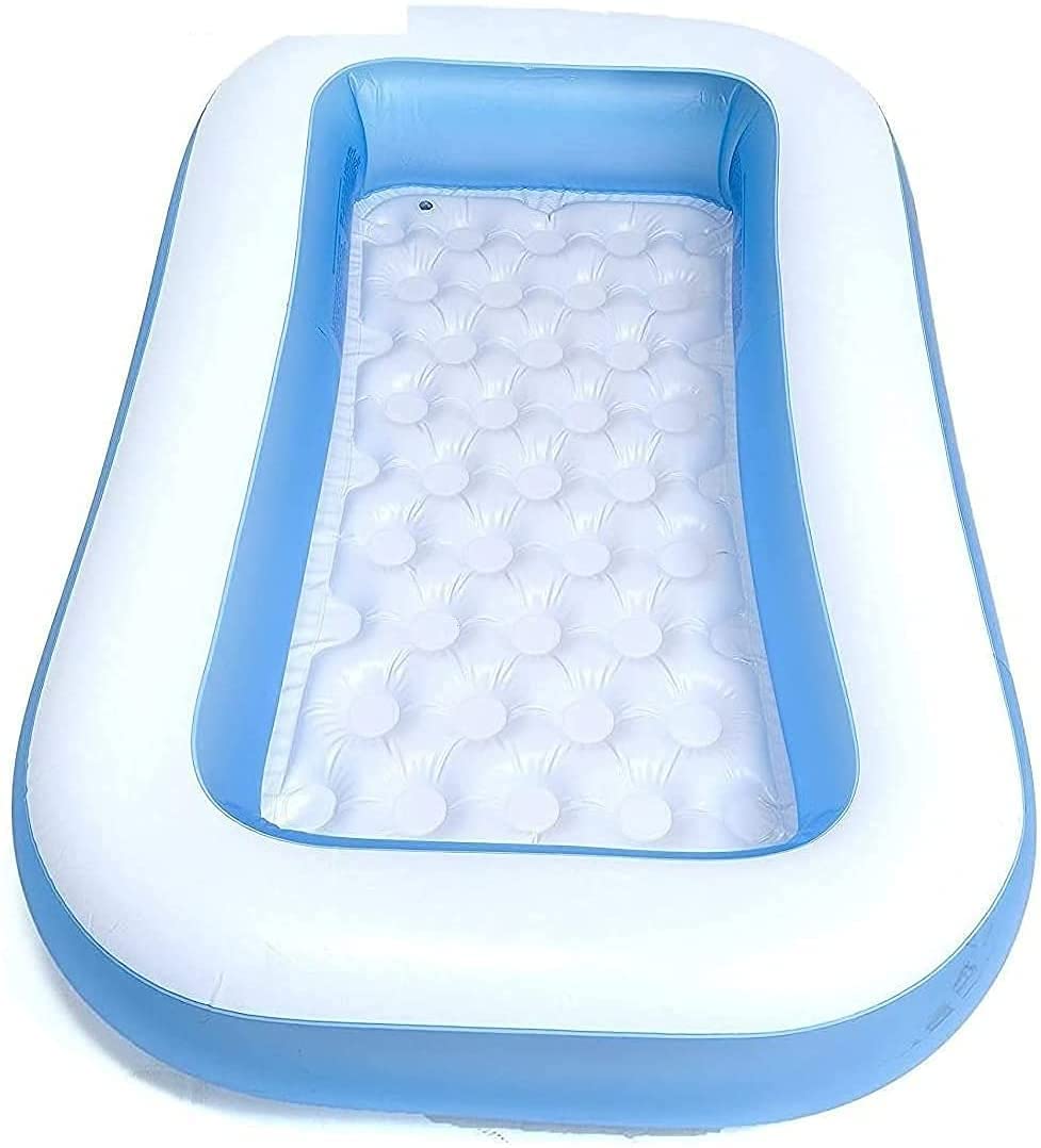 KRIMION® 5.6ft Bath tub for Baby Inflatable Rectangular Pool Inflatable Rectangular 5.6ft Baby Bath tub, Multicolor… (B095X26BGB) Amazon Price History, Amazon Price Tracker