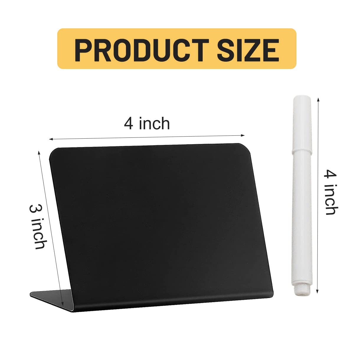 20Pcs Mini Chalkboard Signs for Food,Small L-Shaped Food Labels for Party Buffet,Table Chalkboard Signs for Weddings,Birthday,Parties,Carnival Prom Activities