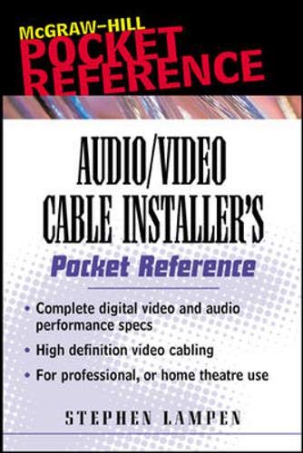 Audio/Video Cable Installer's Pocket Guide (McGraw-Hill Pocket Reference) Massachusetts