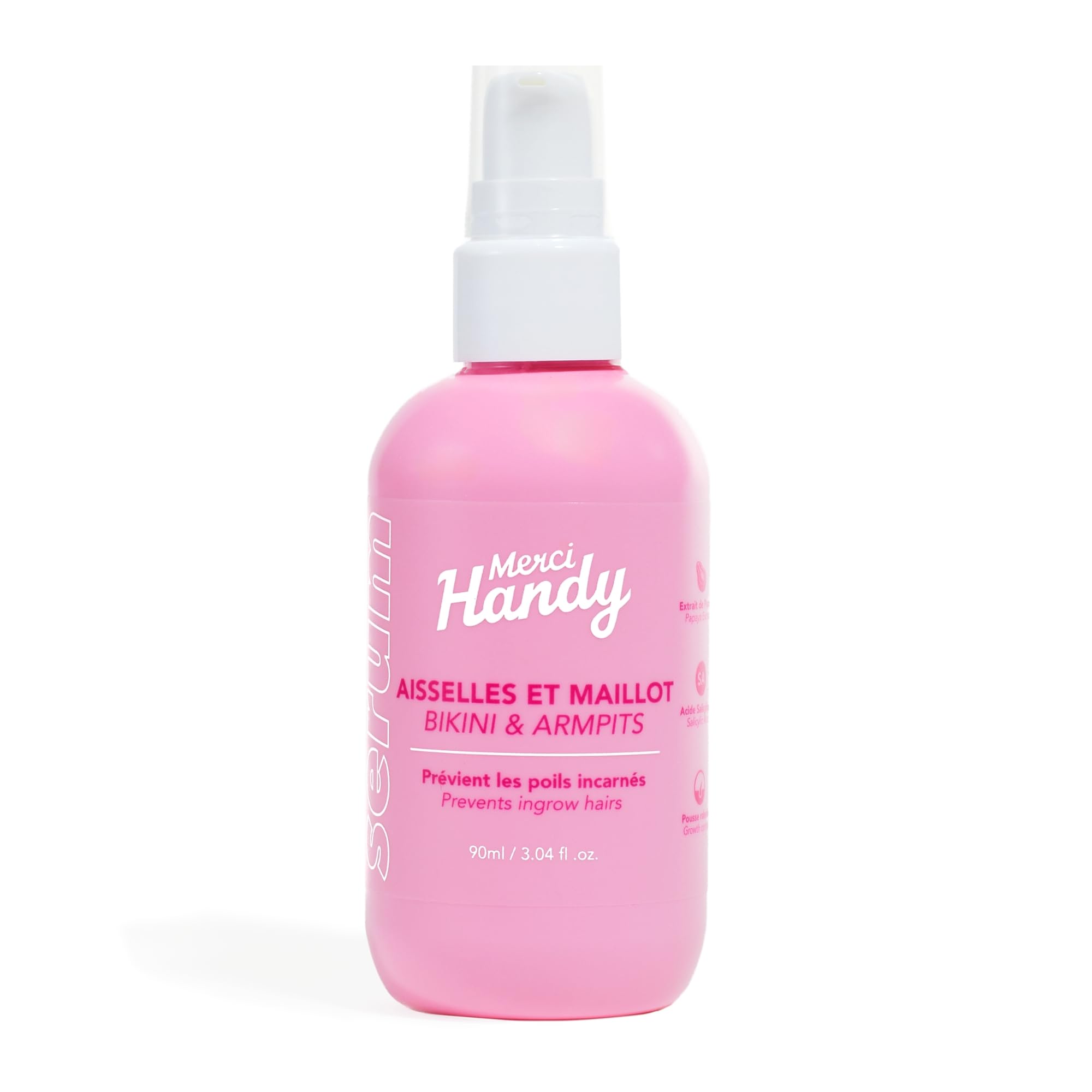 Merci Handy - Sérum Corps Bikini 90 ml - Soin Quotidien - Apaise la Zone Bikini - Hydratation Profonde et Absorption Rapide - Formule Légère et Ingrédients Naturels
