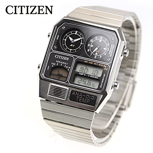 CITIZEN ANA DIGI TEMP 腕時計 箱付き CITIZEN ANA-DIGI TEMP Reproduction Model Watch Silver JG2101-78E