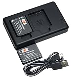 DSTE 2-Pack Li-90B Li-92B Battery + Rapid Dual Charger Compatible with Olympus SH-50 iHS, SH-60, SP-100, SH-1, SH-2, Tough TG-1, TG-2, TG-3, TG-5, TG-6, TG-7, TG-Tracker, XZ-2 iHS