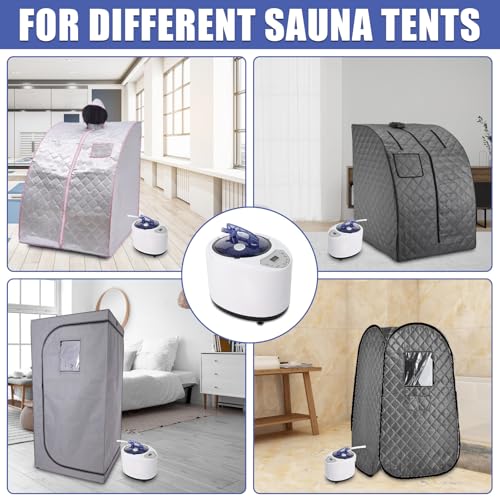 2.6L Sauna Steamer Machine, Portable Steam Generator Sauna Steamer with Remote Control, Sauna Steamer Pot for Home Shower Spa 1000w by Swess - Image 5